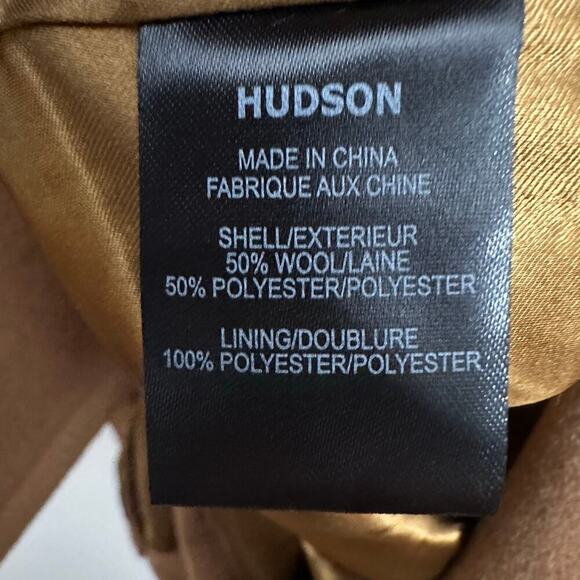 Hudson men’s NWT’s oversized double breasted wool blend coat. Size XL - Picture 7 of 8